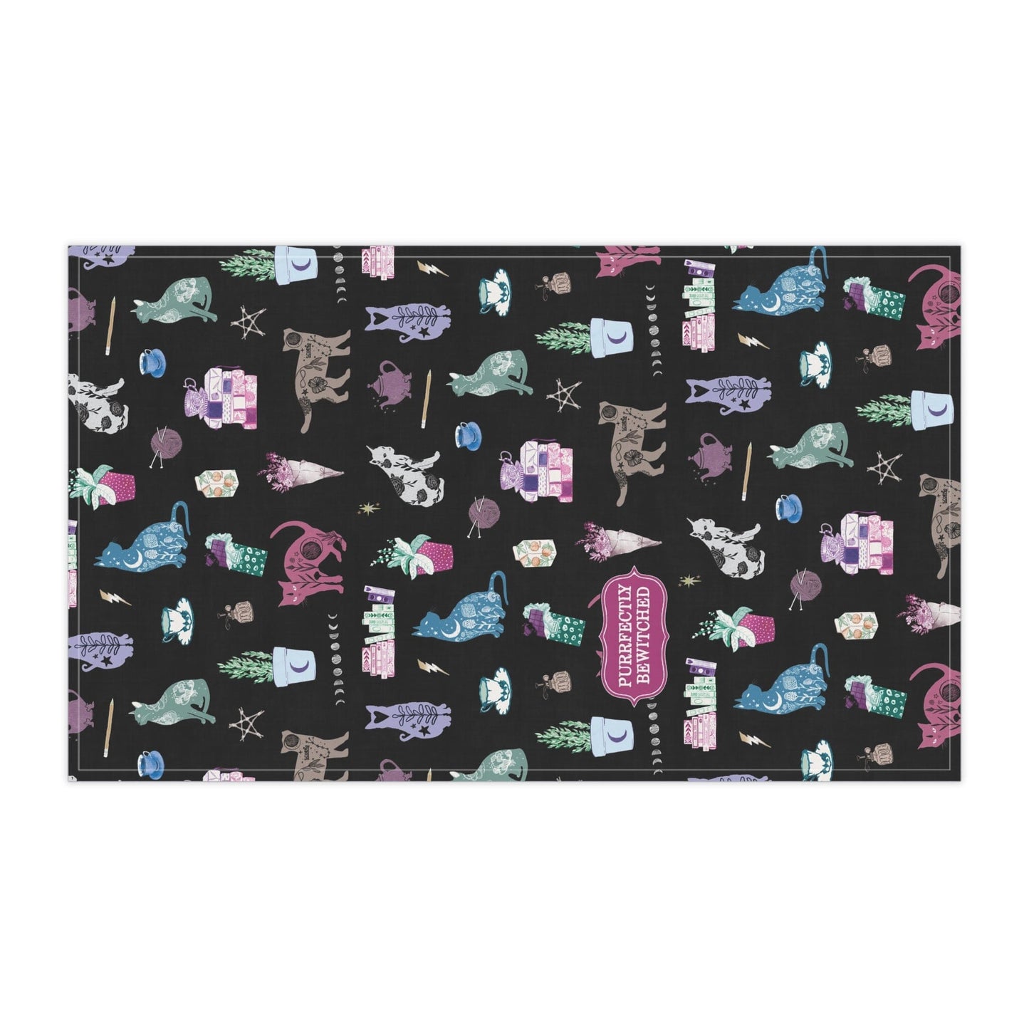 Purrfectly Bewitched Kitchen Towel