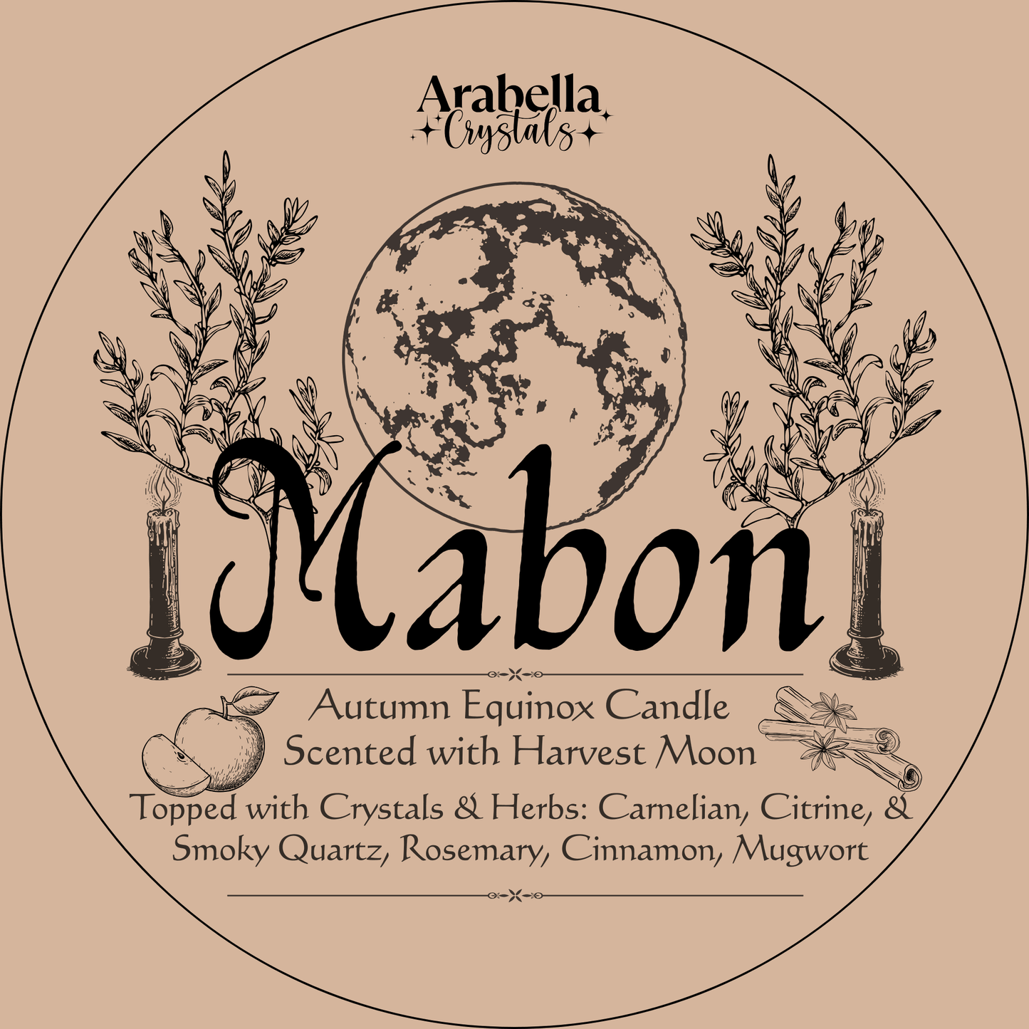 Mabon Autumn Solstice Fall Ritual Candle
