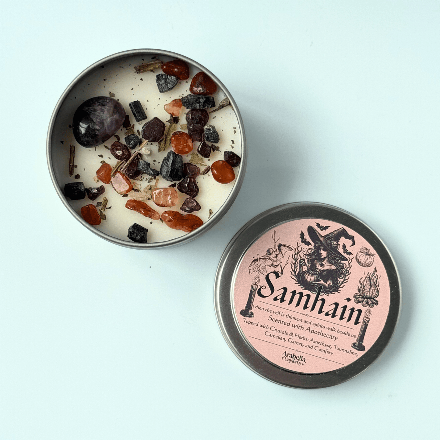 Samhain Halloween Ritual Candle
