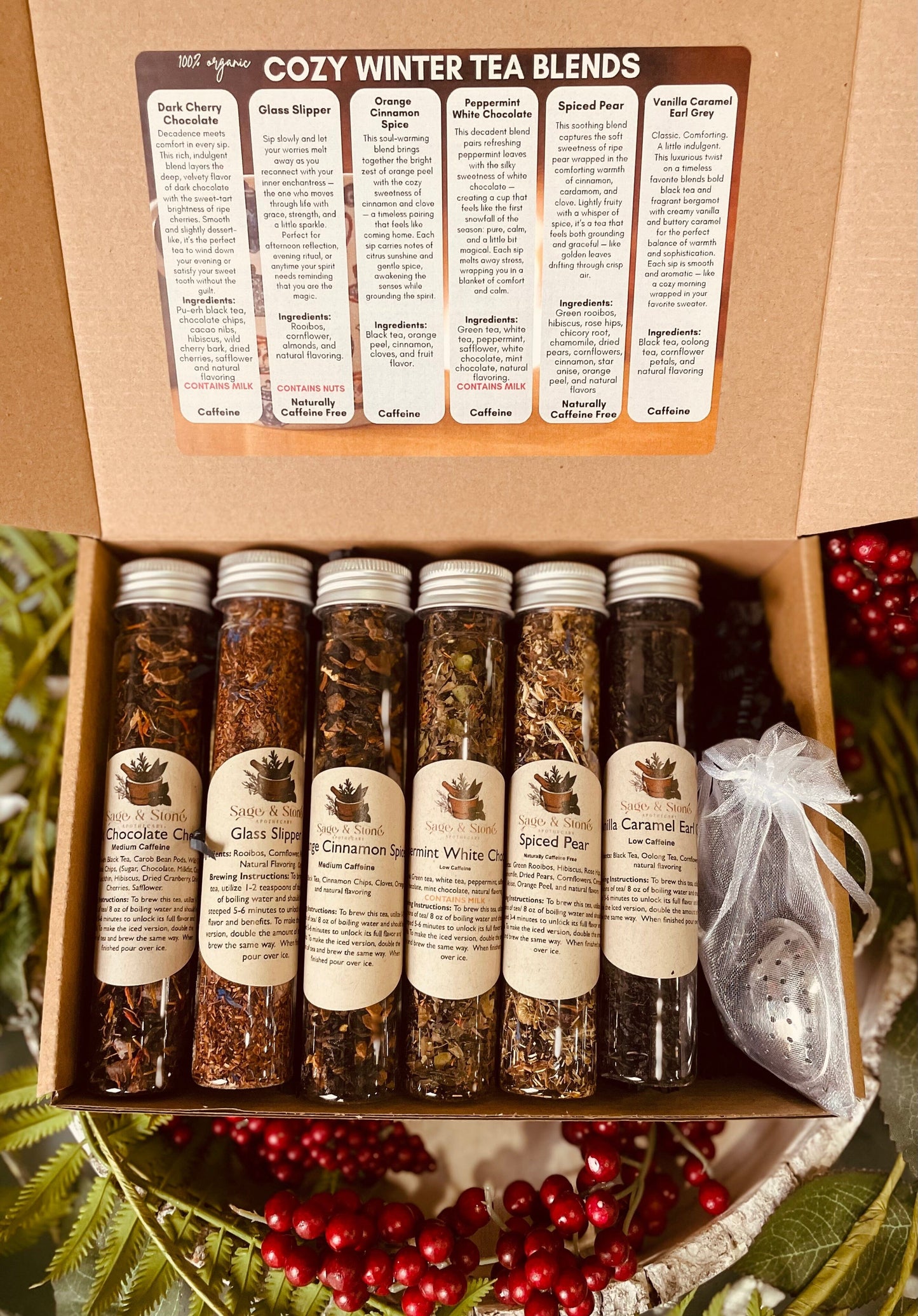 Cozy Winter Tea Sampler - Spirit Nest