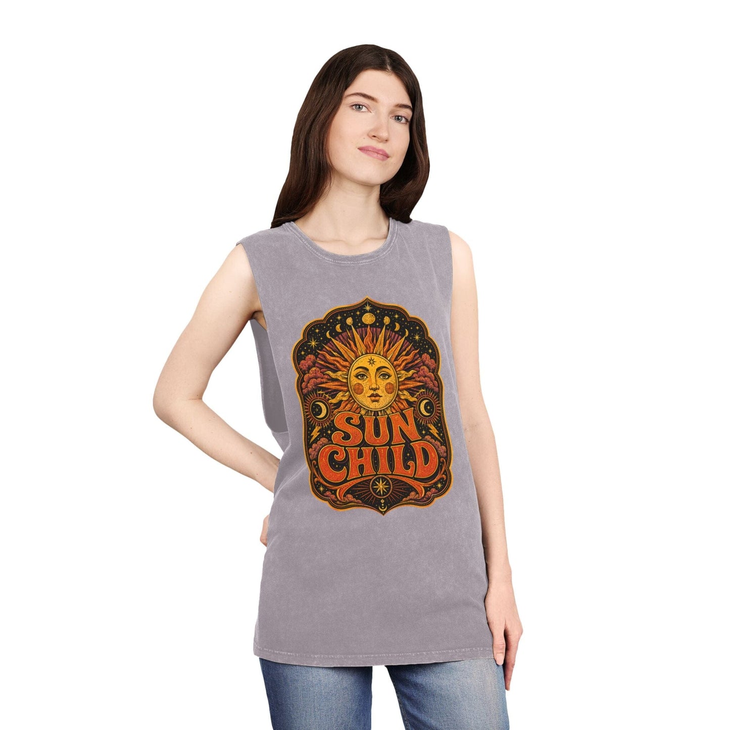 Sun Child Stonewash Tank Top
