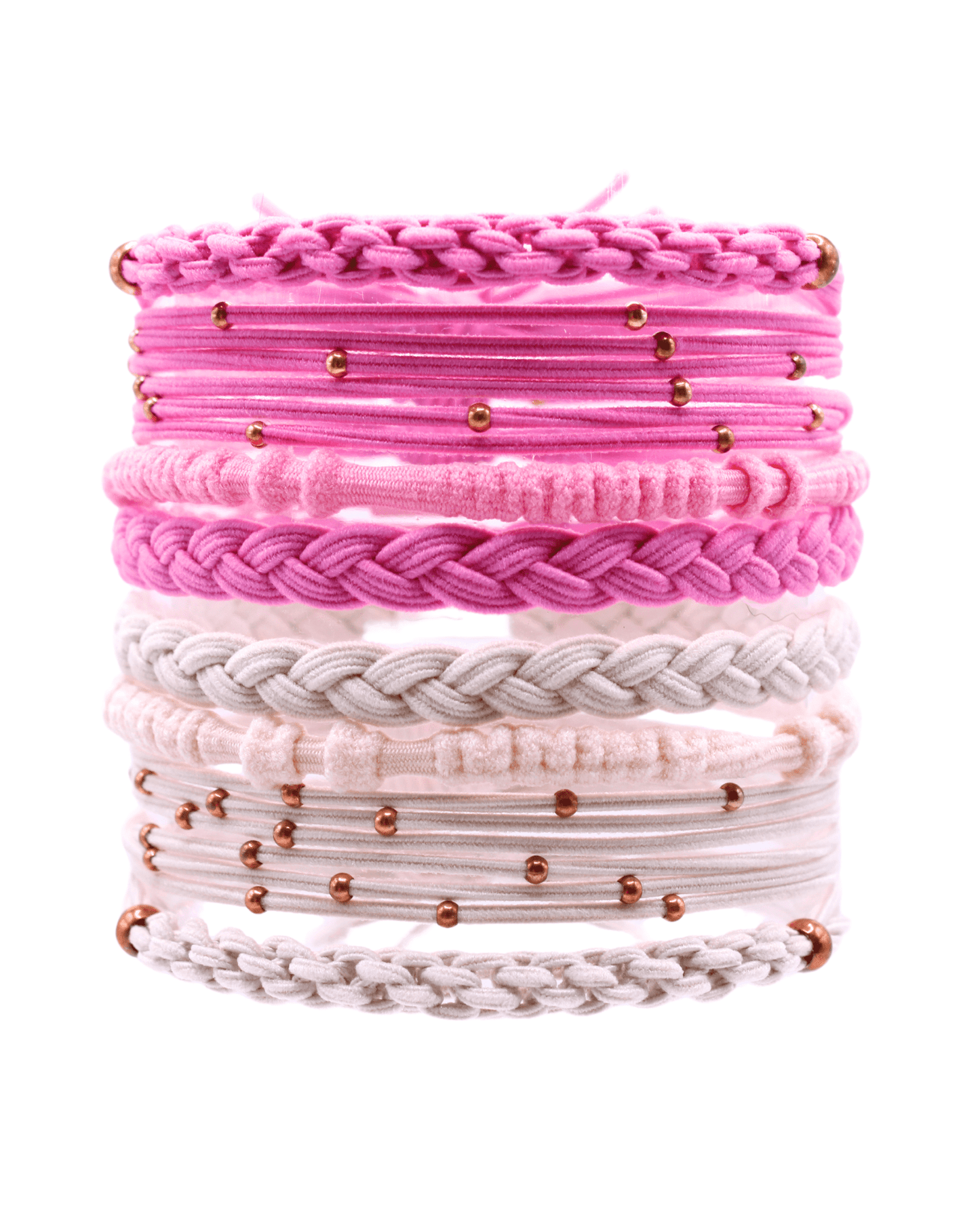 Venice Hair Tie Bracelet Set - Waterproof No-Snag Elastic Stacks - Spirit Nest