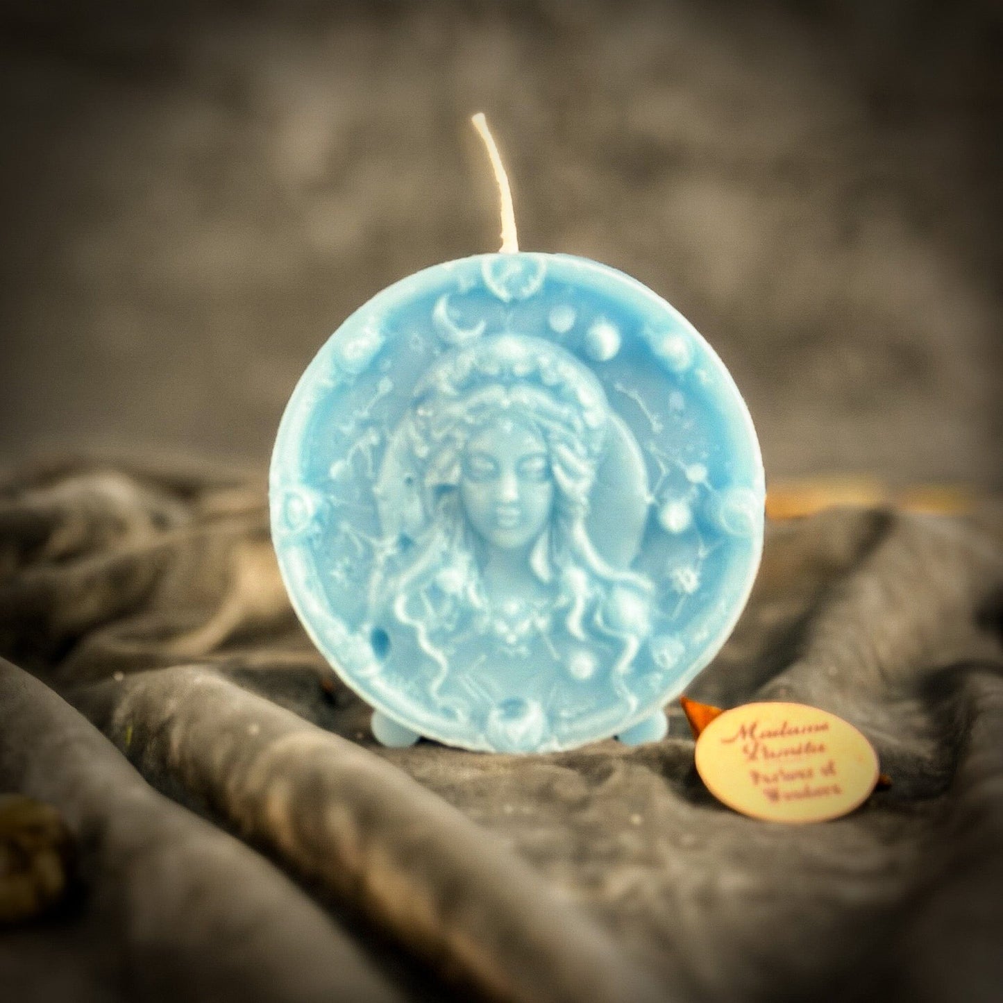 Beeswax Virgo Zodiac Spell Candle – Focus, Healing & Practicality