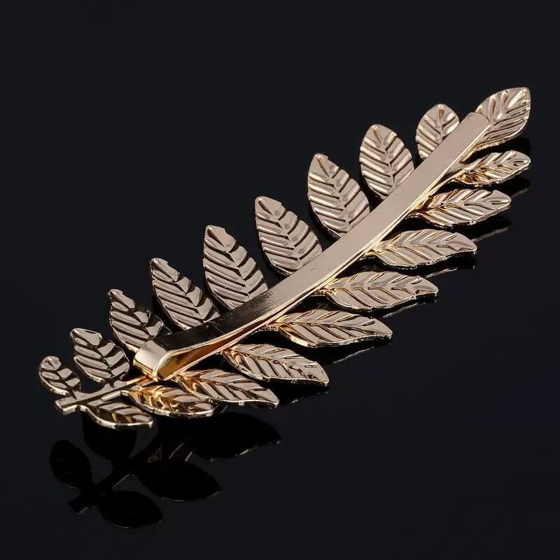 Elegant Leaf Branch Hair Clip