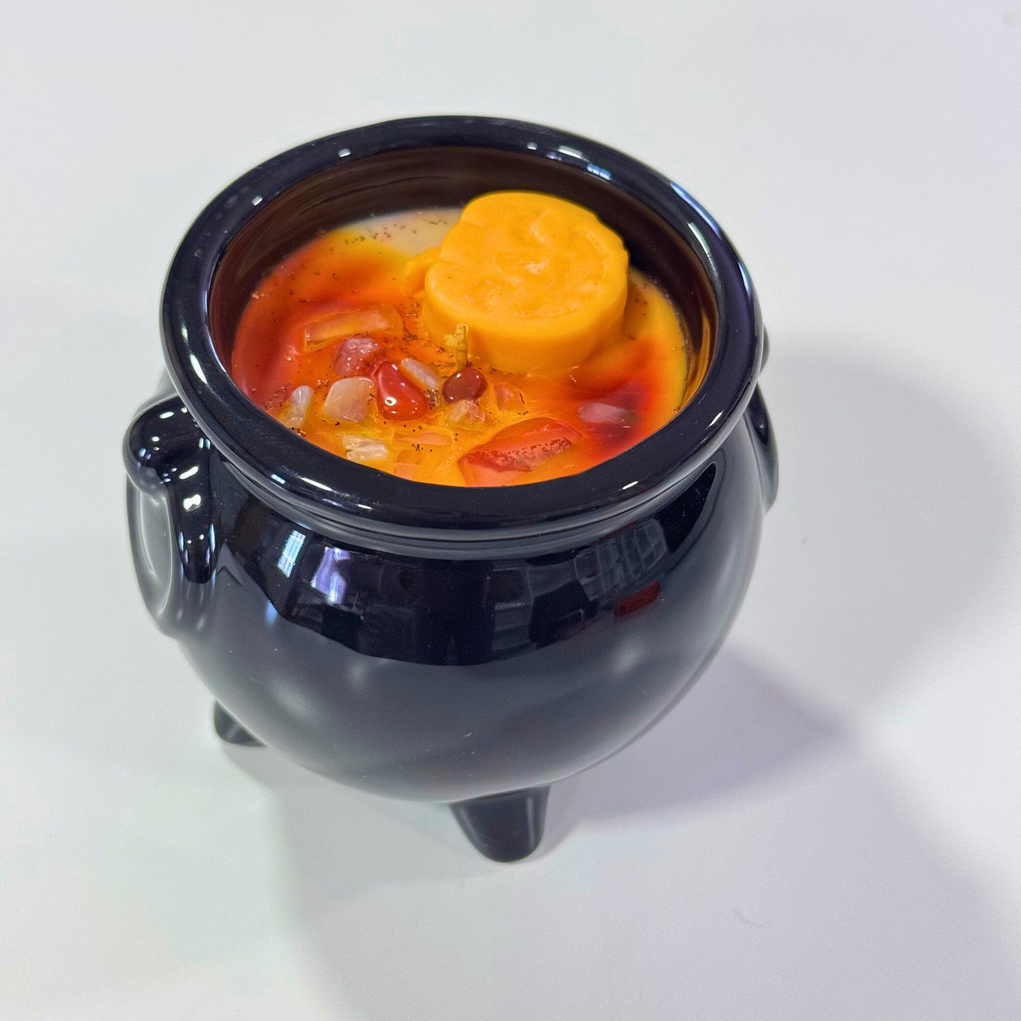 Pumpkin Spice Buttercream Cauldron Candle