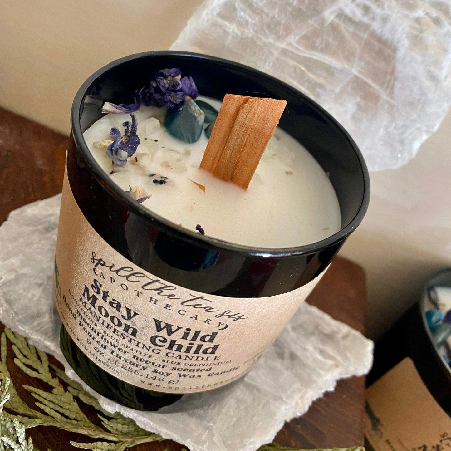 Stay Wild Moon Child Intention Candle – Lunar Magic & Freedom - Spirit Nest