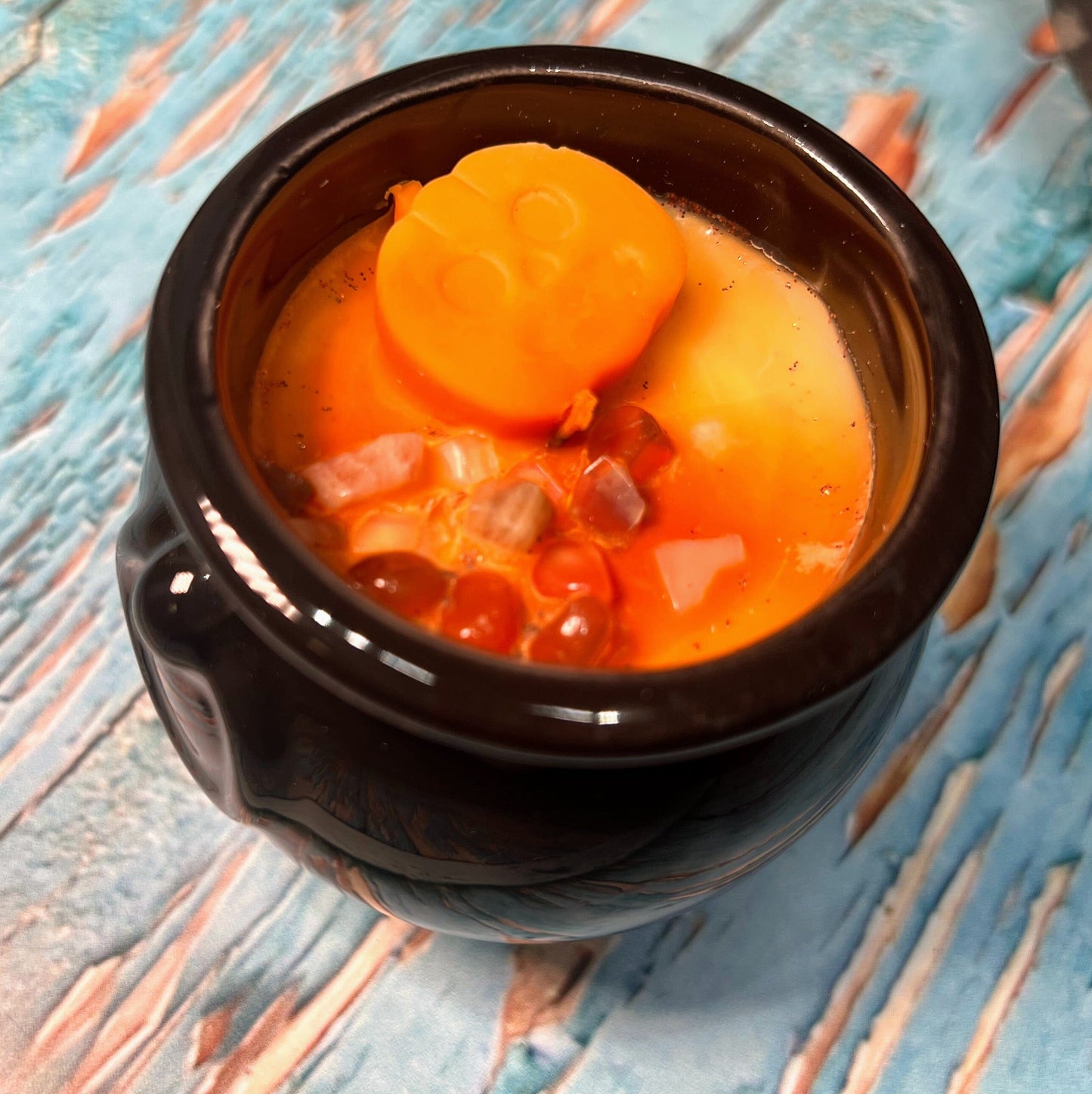 Pumpkin Spice Buttercream Cauldron Candle