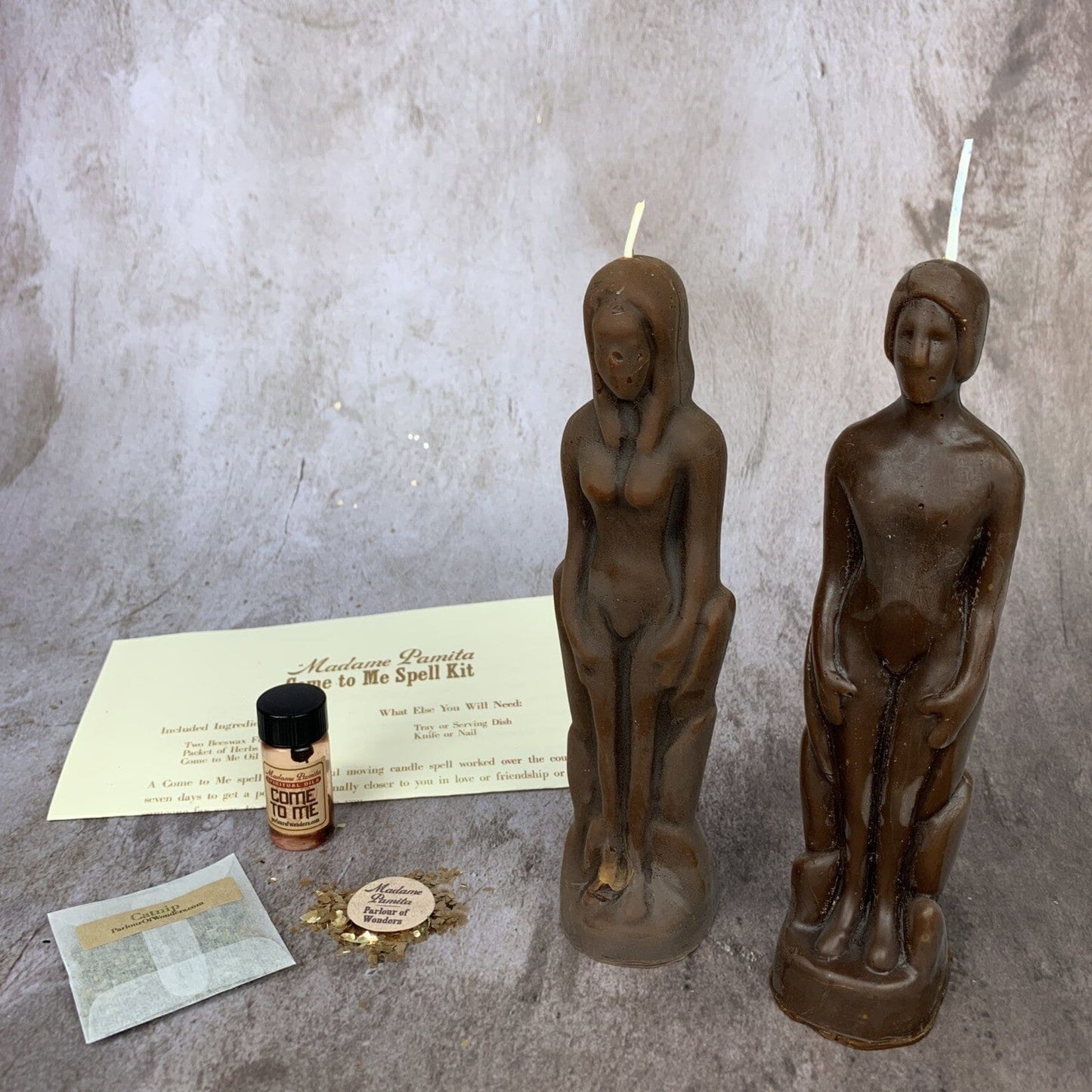 Come to Me Candle Spell Kit (Human/Female) – Attract Love & Passion