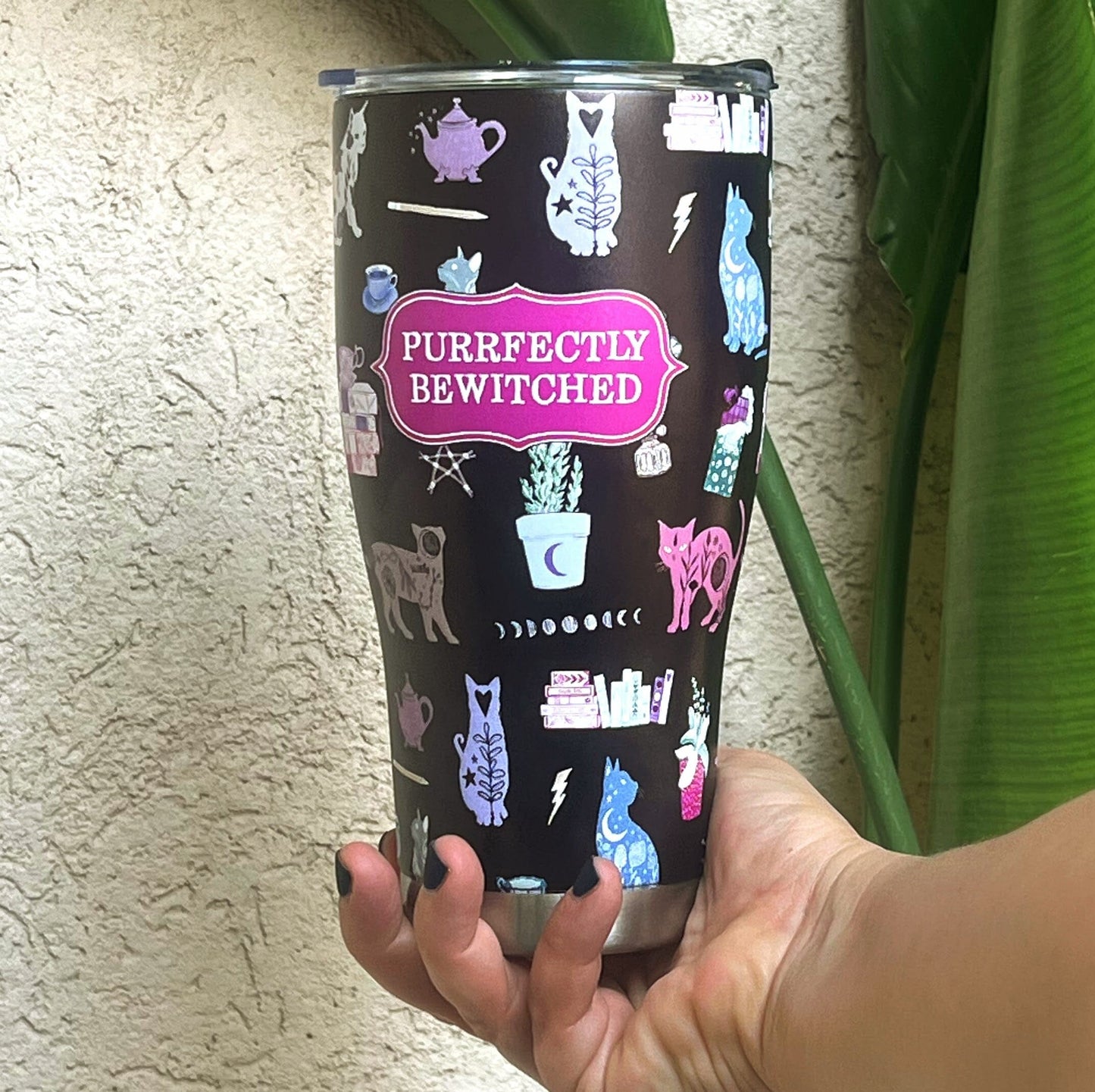 Purrfectly Bewitched Curve Tumbler