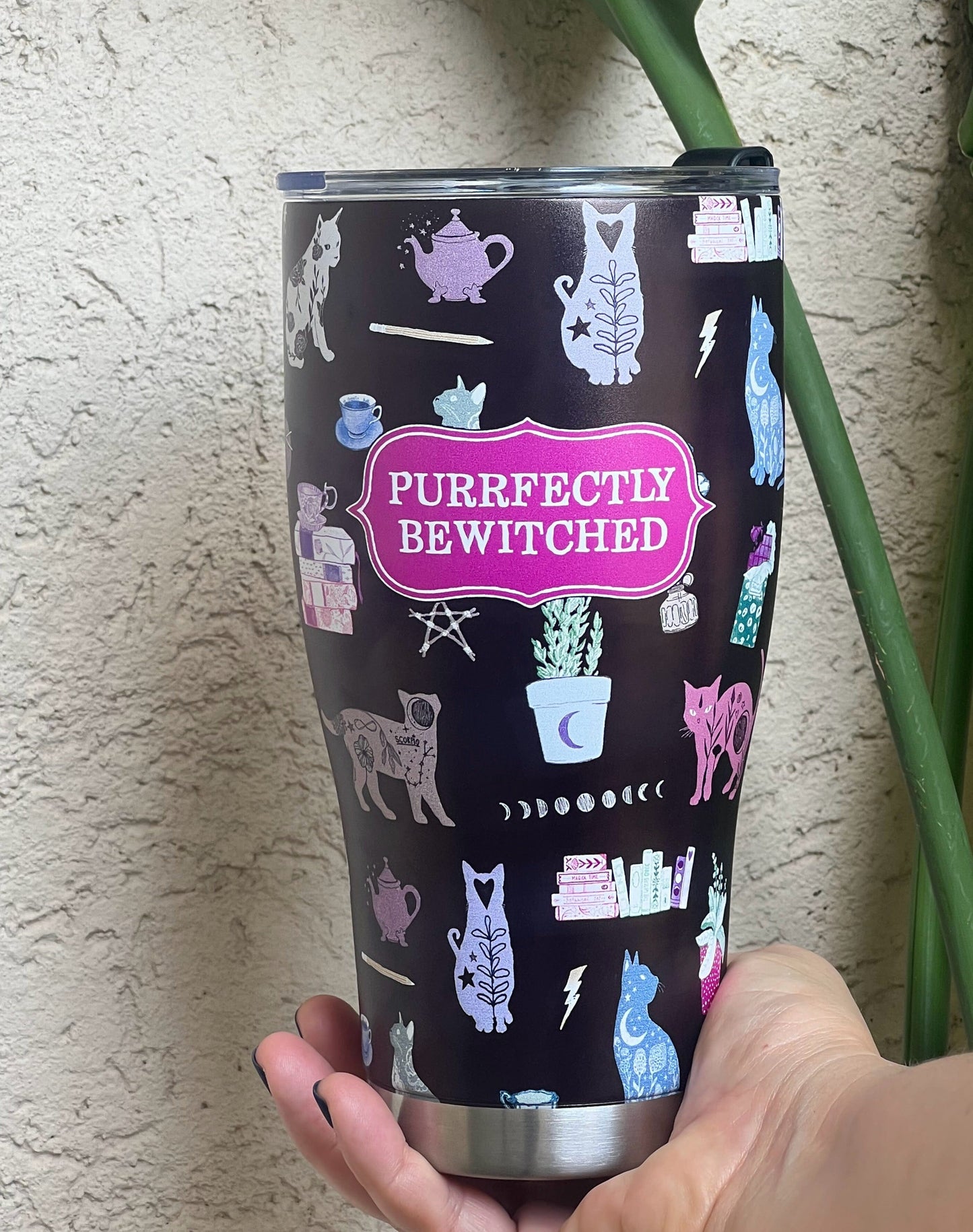 Purrfectly Bewitched Curve Tumbler