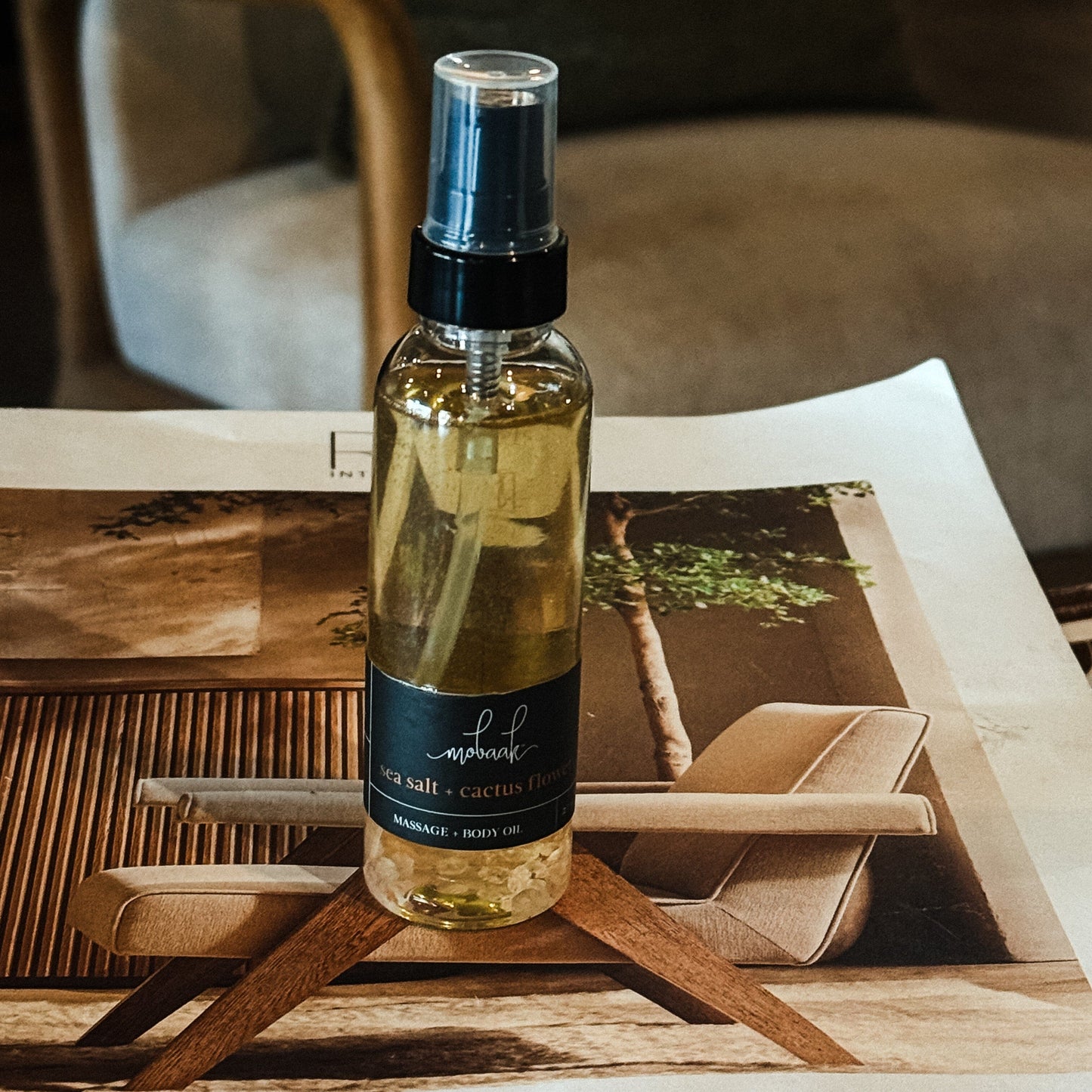 Sea Salt + Cactus Flower Body Oil – Travel Size Hydrating Glow Oil