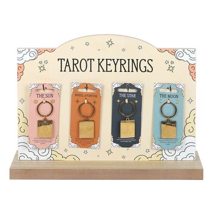 Vintage Tarot Card Keyrings | Tarot Card Charm