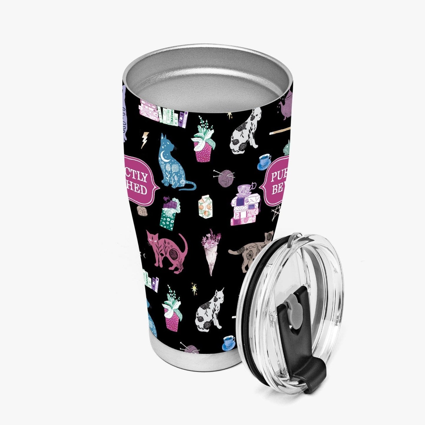 Purrfectly Bewitched Curve Tumbler