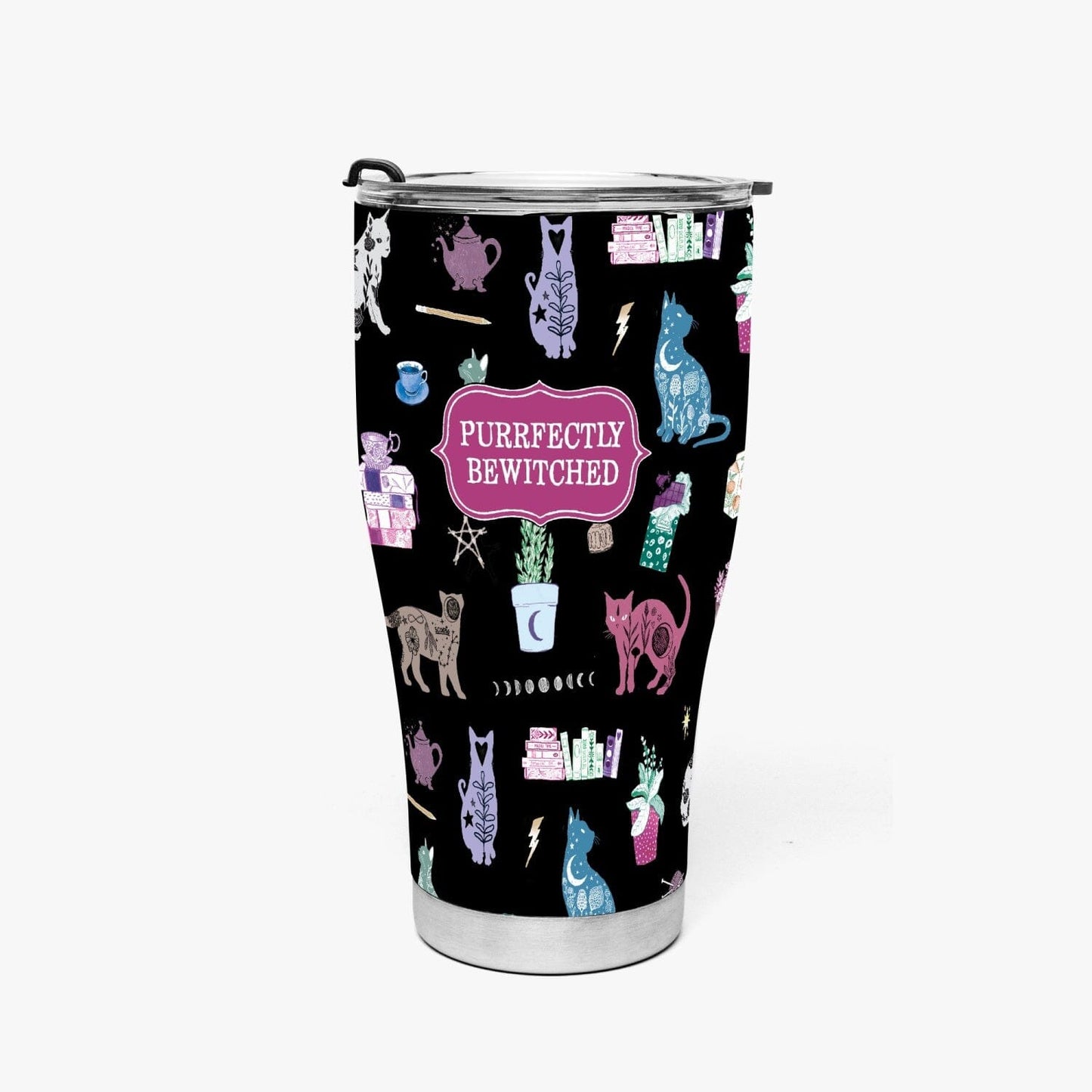 Purrfectly Bewitched Curve Tumbler