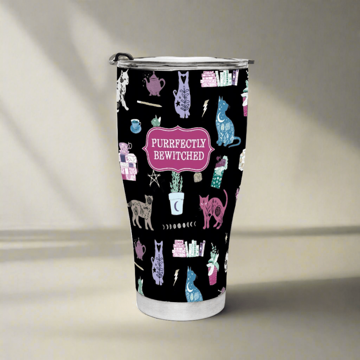 Purrfectly Bewitched Curve Tumbler