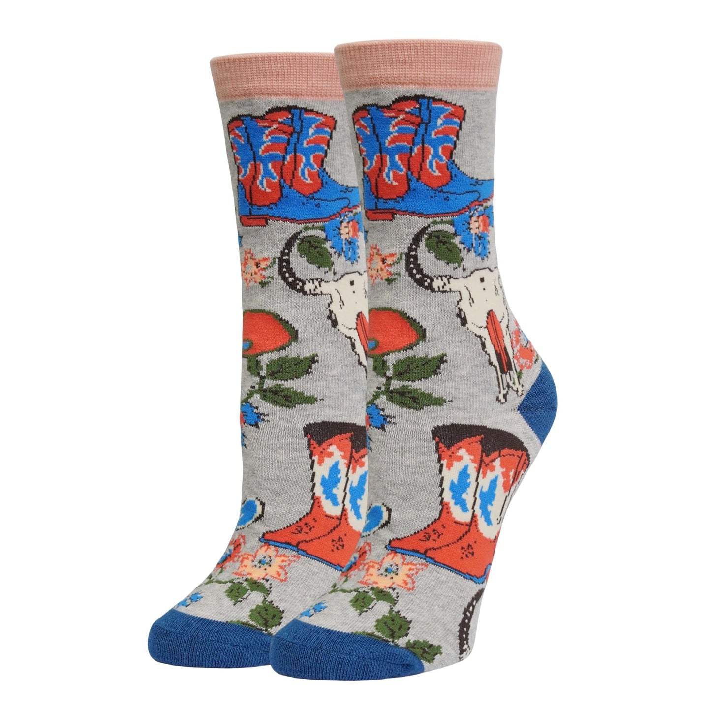 Rio Grande Socks – Women’s Graphic Crew Socks