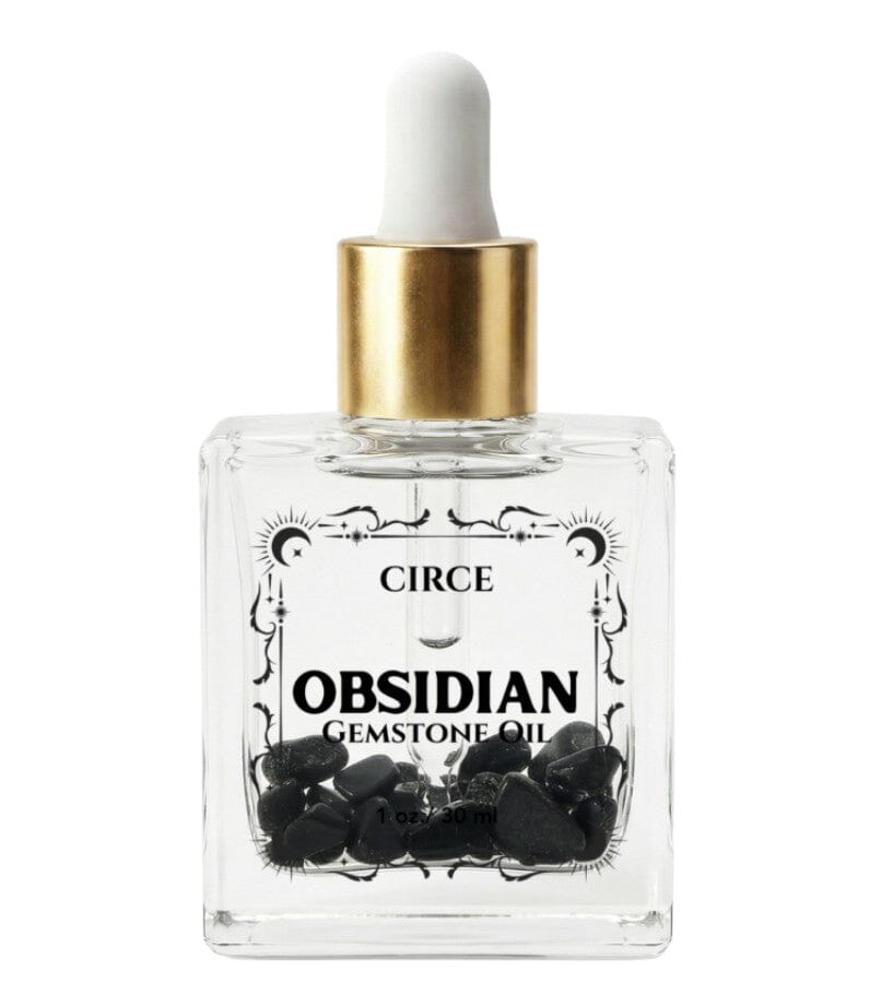 Obsidian Gemstone Body Oil – Protection & Radiant Hydration