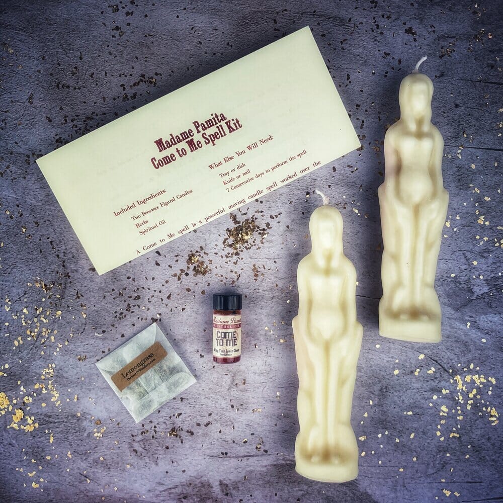 Come to Me Candle Spell Kit (Female/Female) – Attract Love & Passion