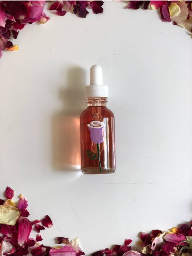 Rose Glycerite – Organic Rose Calm & Heart Ritual Elixir - Spirit Nest