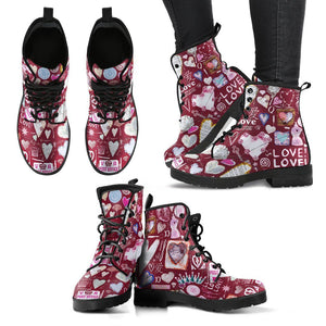 Hearts shapes boots