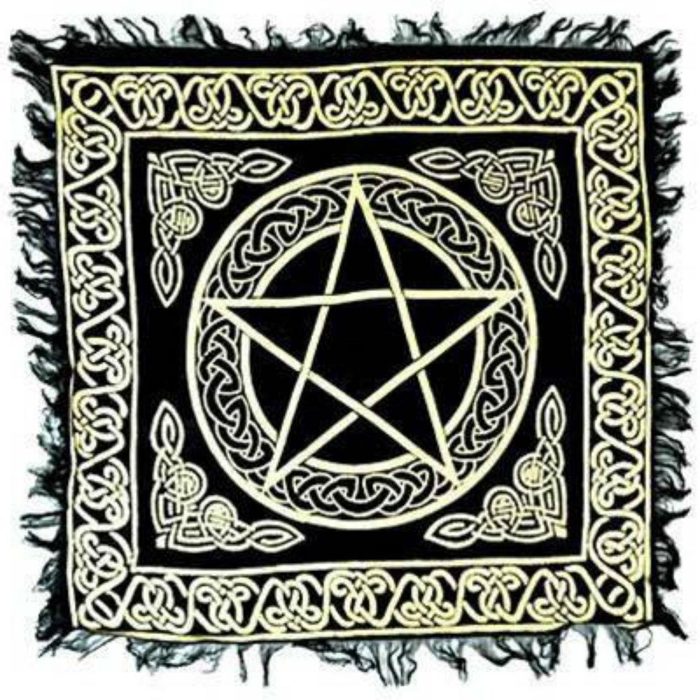 Pentagram altar cloth