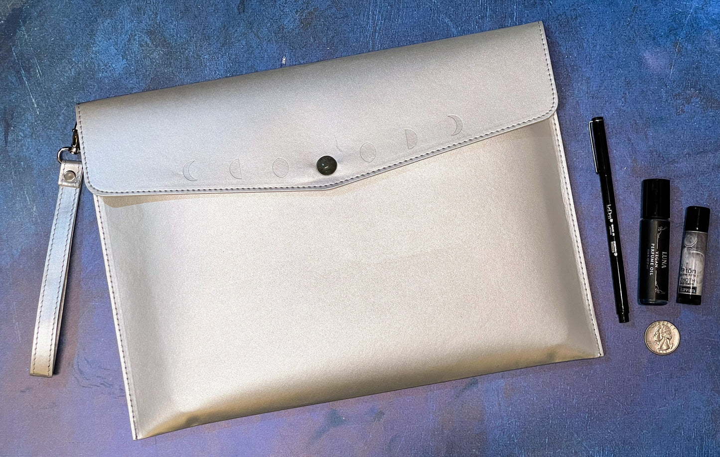 Moon Phases Clutch Purse