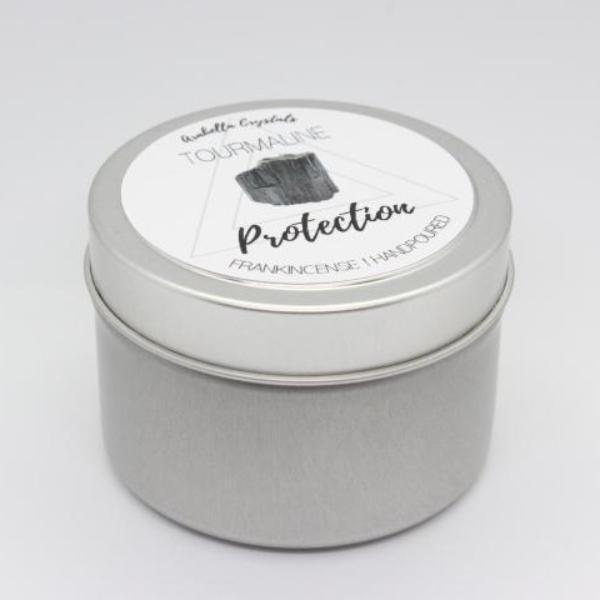 Tourmaline Crystal Candle - 4oz