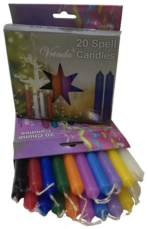 Chime/Spell Mini Candles - 10 Different Colors