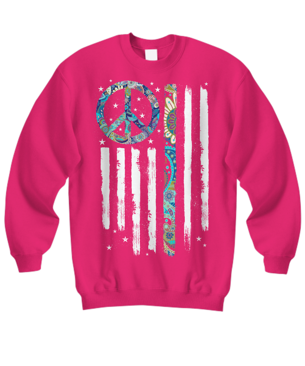 Make America hippie again long sleeve