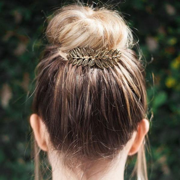 Vintage Style Leaf Branch Hair Comb