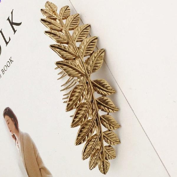 Vintage Style Leaf Branch Hair Comb