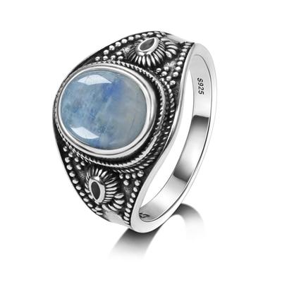 Vintage Rainbow Moonstone Ring