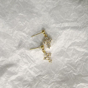 North Star and Cross Lustrous Earrings