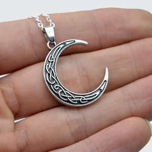 Crescent Moon Nordic Necklace