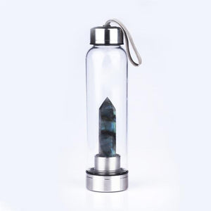 Healing Crystal Wands Water Bottle