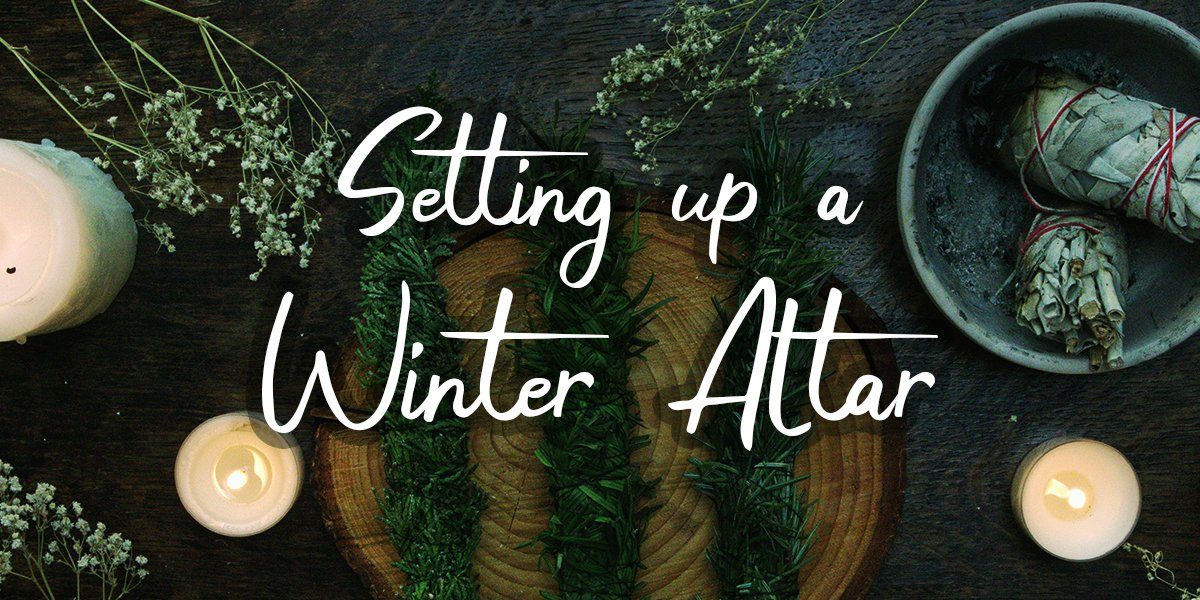Setting up a Winter Altar
