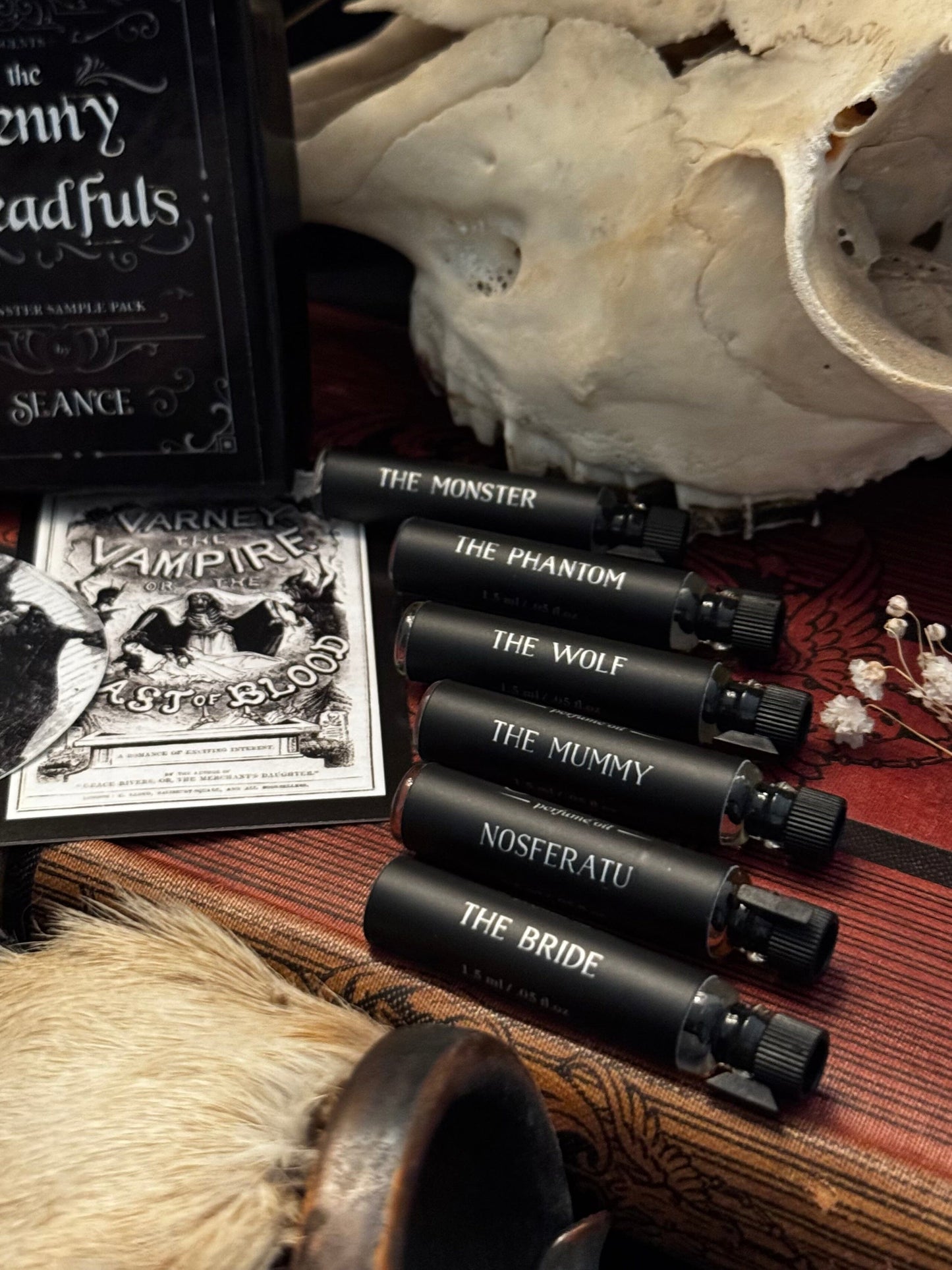 The Penny Dreadfuls Perfume Oil Sample Set | Monsters Collection