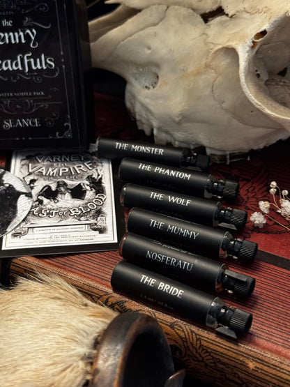 The Penny Dreadfuls Perfume Oil Sample Set | Monsters Collection