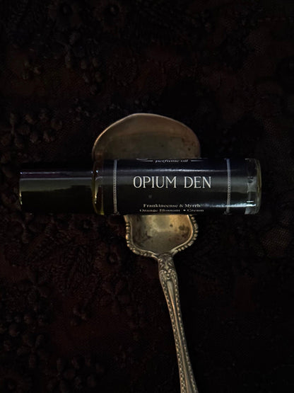 Opium Den Perfume Oil Roller | Frankincense & Orange Blossom