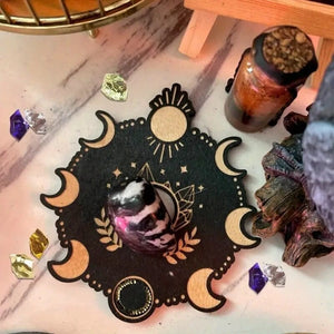Decorative Witchy Crystal Wooden Display Board