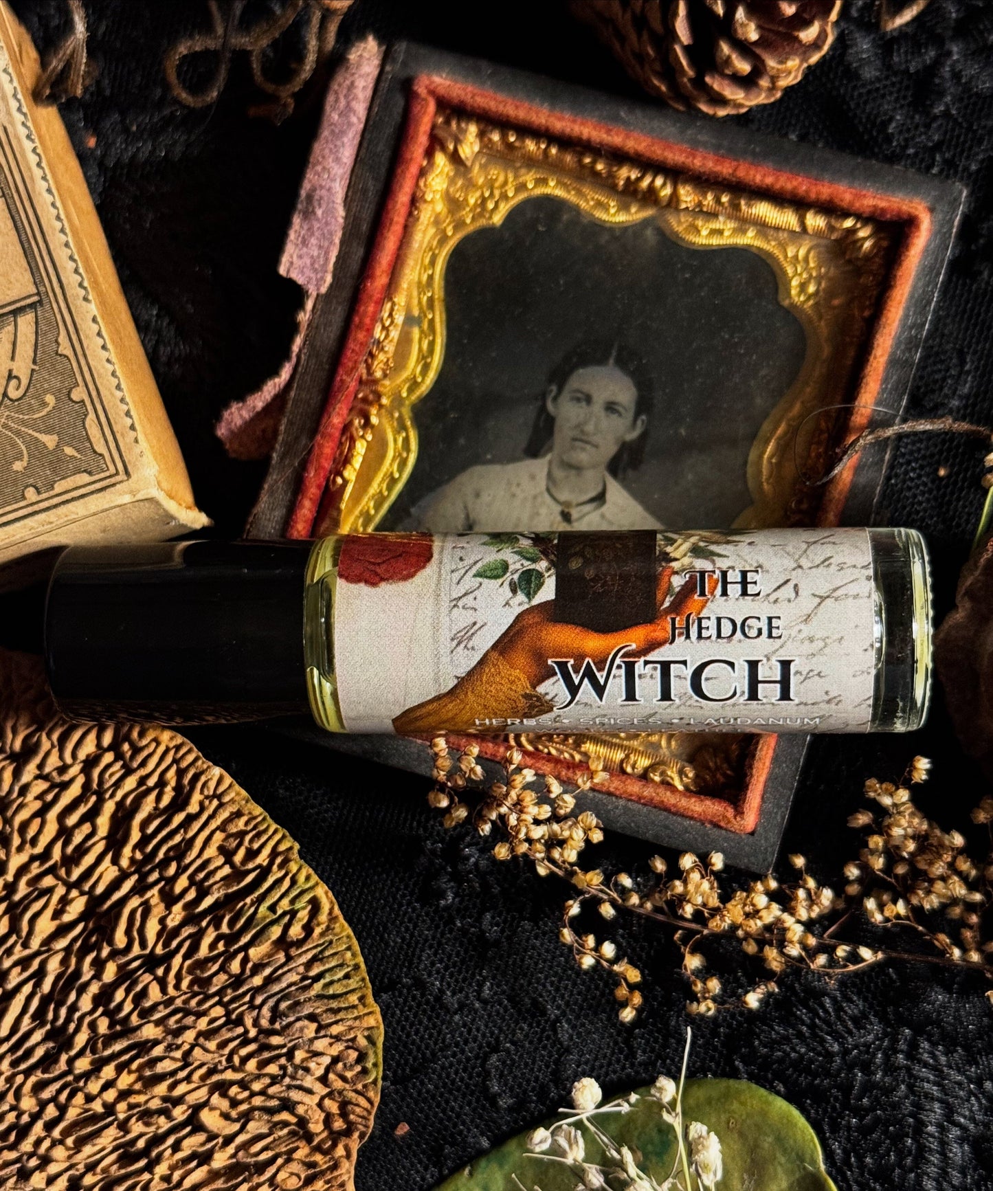 The Hedge Witch Perfume Oil Roller | Sweet Tobacco & Herbs