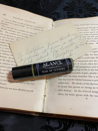 Man Of Letters Perfume Oil Roller | Scotch & Leather