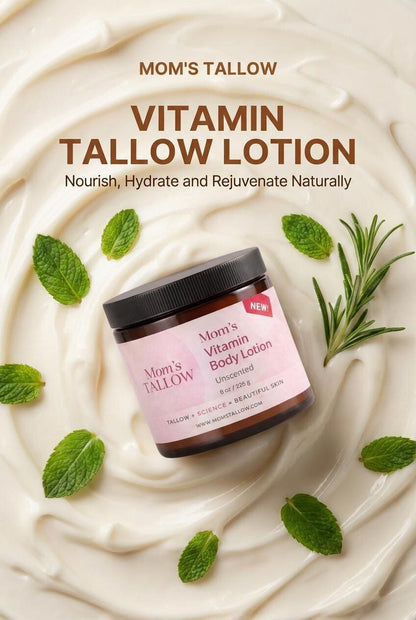 Vitamin-Infused Tallow Body Lotion – Rich Hydration for Soft Skin - Spirit Nest