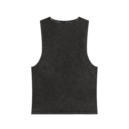 Cancer Zodiac Stonewash Tank Top – Cosmic Crab Artwork