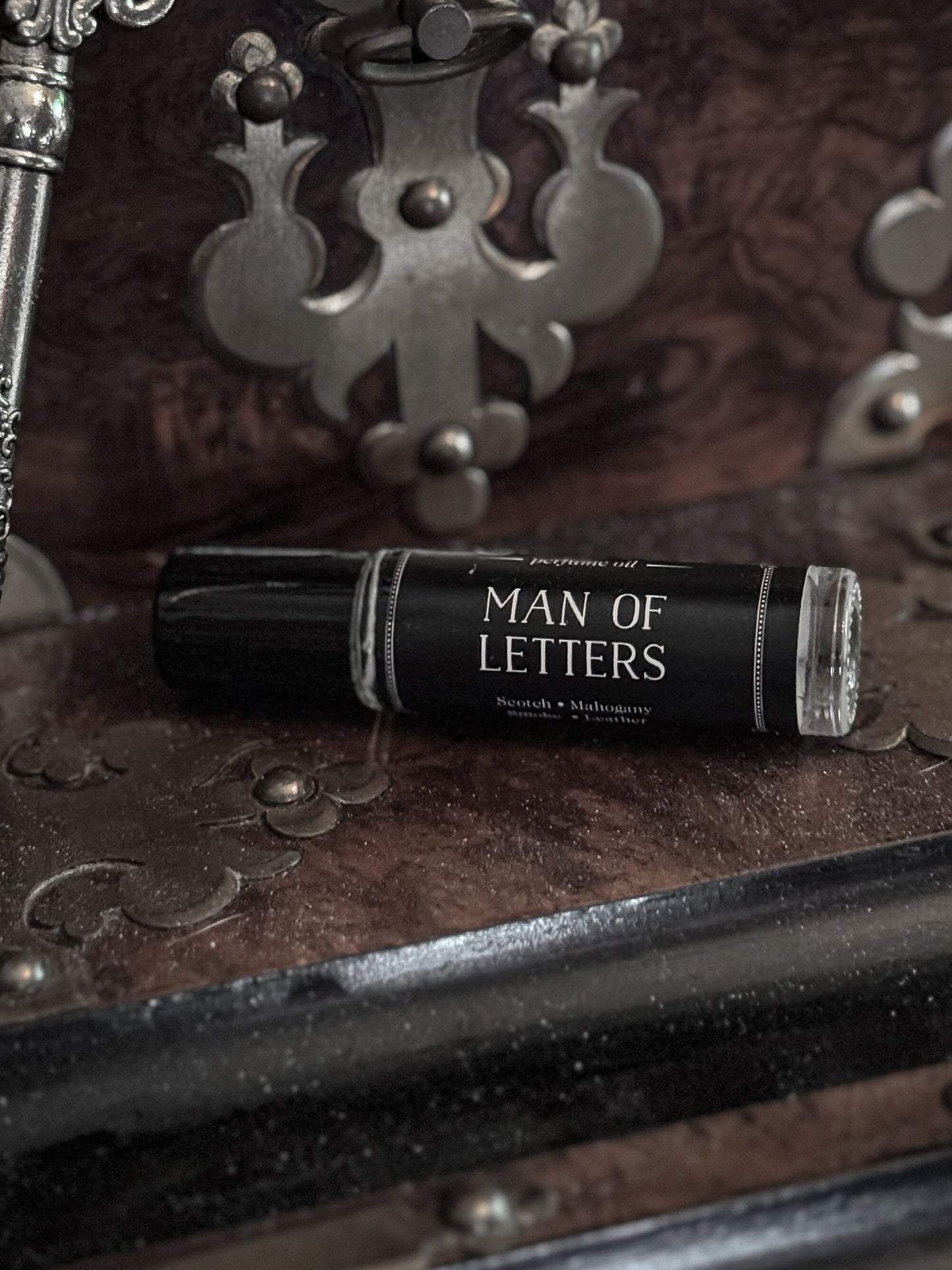Man Of Letters Perfume Oil Roller | Scotch & Leather