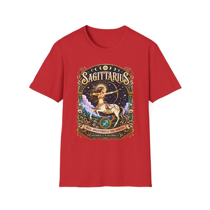 Sagittarius Zodiac Softstyle T-Shirt – Celestial Archer Artwork