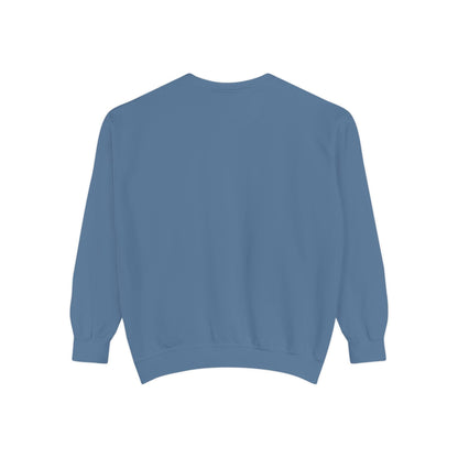 Leo Zodiac Garment-Dyed Sweatshirt – Mystic Lion Artwork
