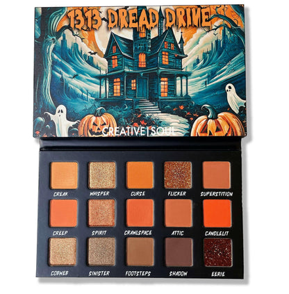 1313 Dread Drive Eyeshadow Palette – Haunted Neutral Glam - Spirit Nest