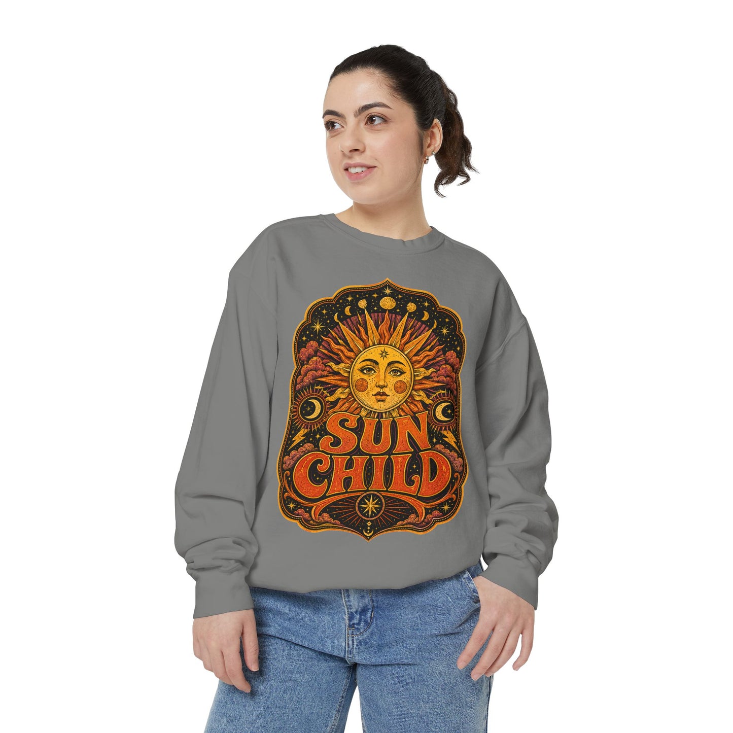 Sun Child Garment-Dyed Sweatshirt