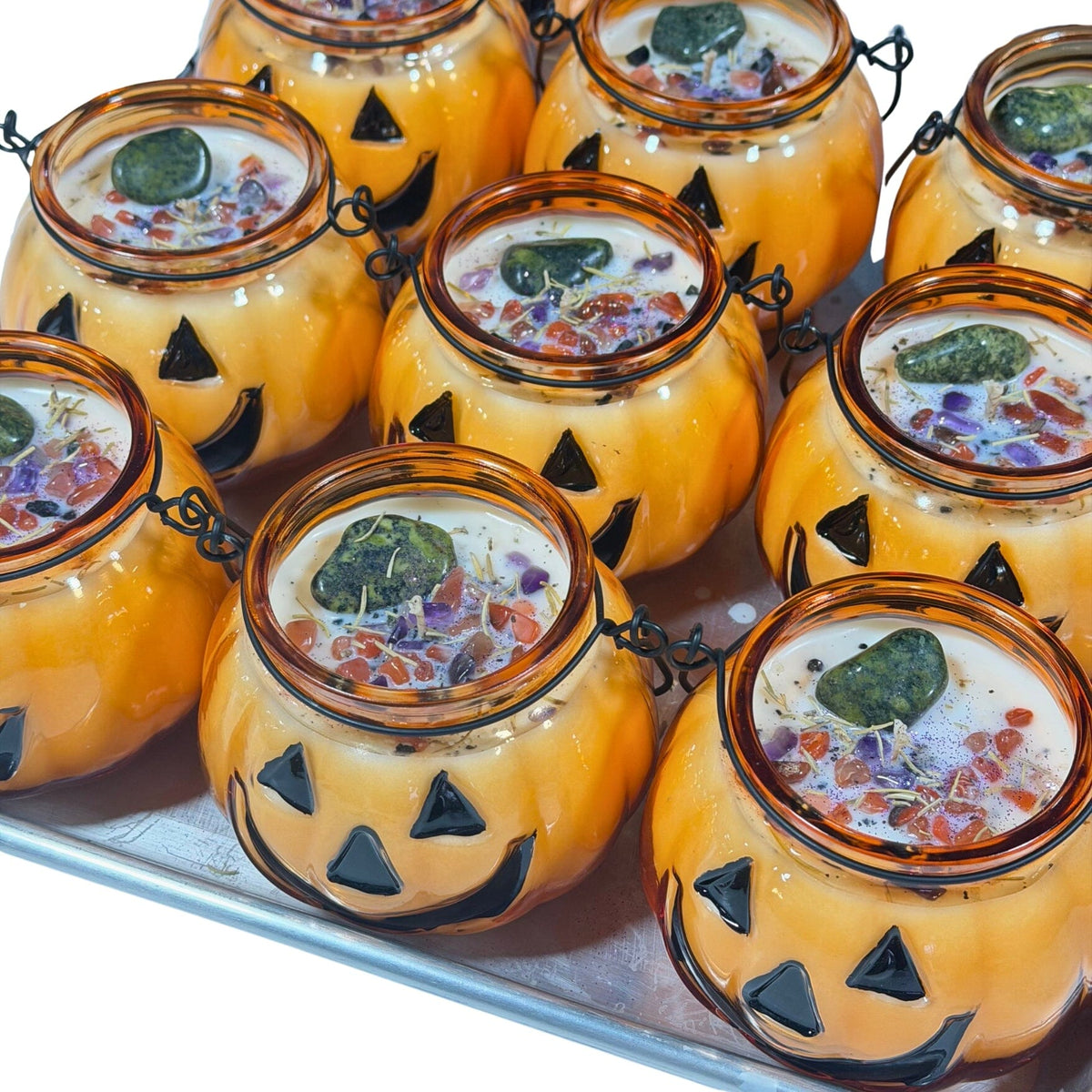 Jack-O-Lantern Halloween Candle